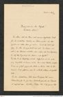 Nachlass Franz Steindachner, Brief von Eduard Graeffe an Franz Steindachner (14.04.1899), Inv.Nr. 173.20, Seite 1